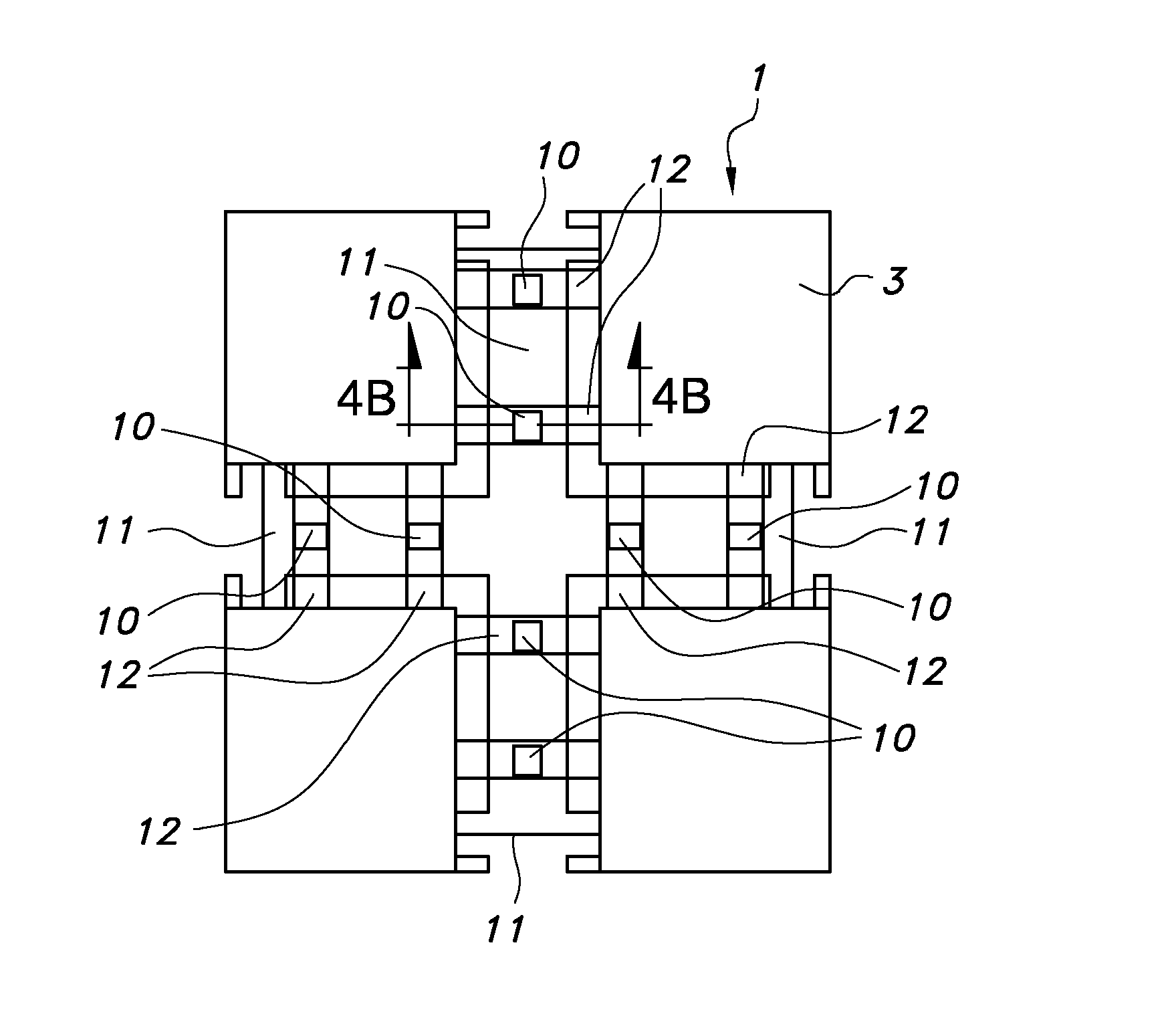 Shape-shifting a configuration of reusable elements