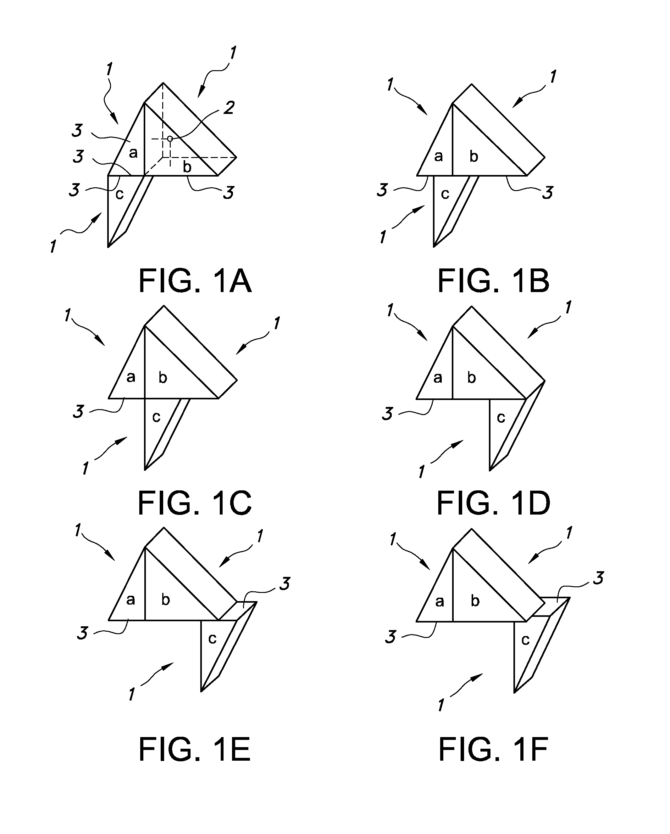 Shape-shifting a configuration of reusable elements