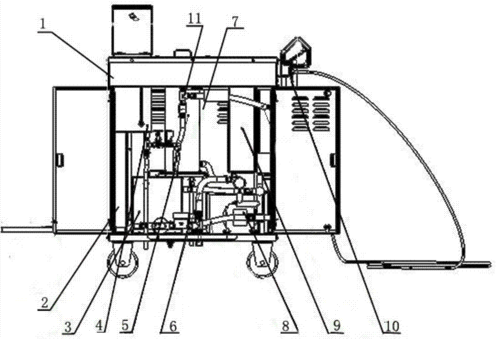 Liquid crystal film shooting machine