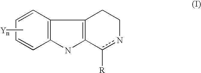 1-substituted 1,2,3,4-tetrahydro-beta-carboline and 3,4-dihydro-beta-carboline and analogs as antitumor agents