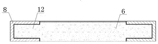 Manufacturing and installation method of foamed aluminum floor for passenger cars