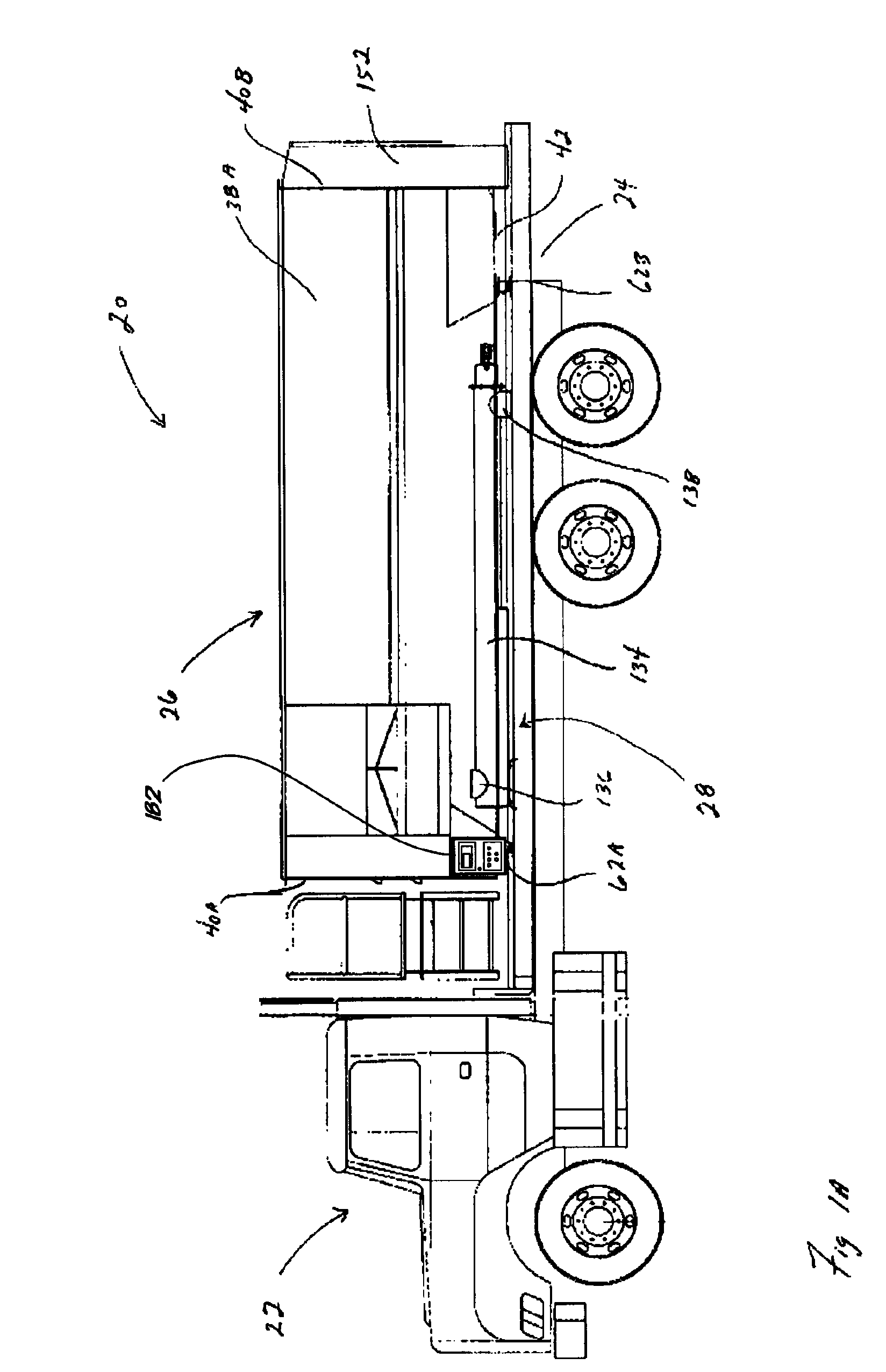 Mobile platform for the delivery of bulk explosive