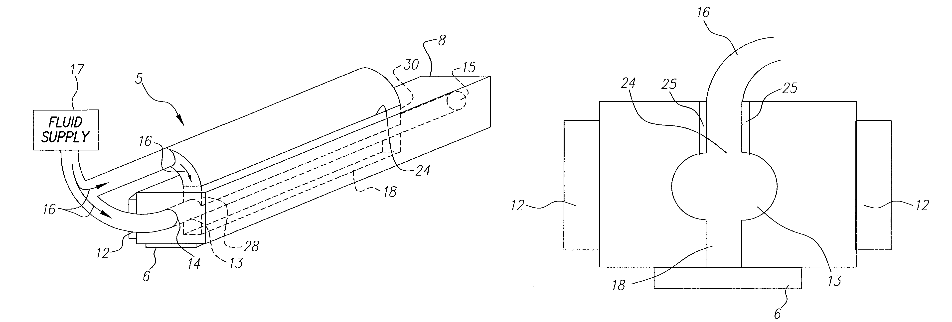 Top feed droplet generator