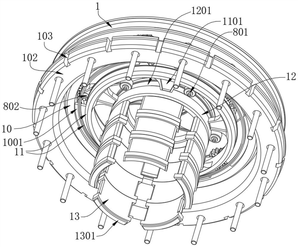 Wellhead protection device for underground water monitoring and using method