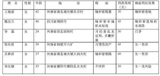 Traditional Chinese medicine pill for treating tubal obstruction