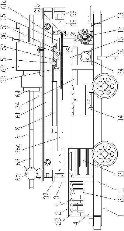 Wheel type truck-mounted drilling rig