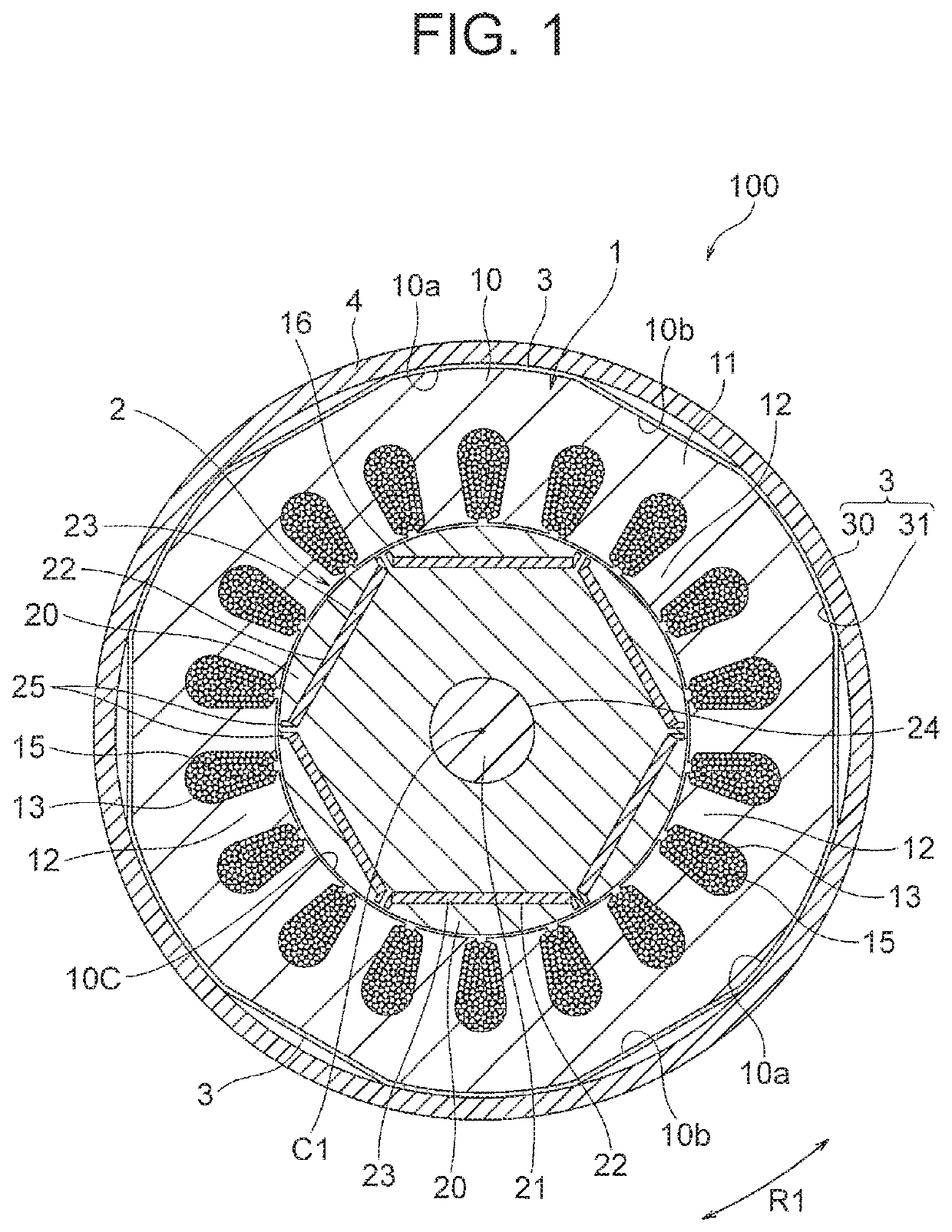 Motor, compressor, refrigerating and air conditioning apparatus, and method for manufacturing motor