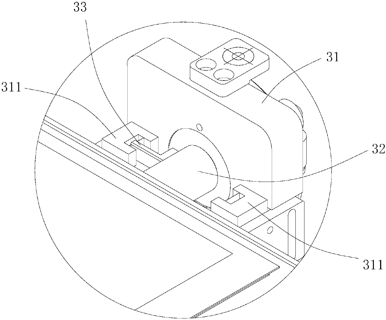 Multi-station glue sealing device