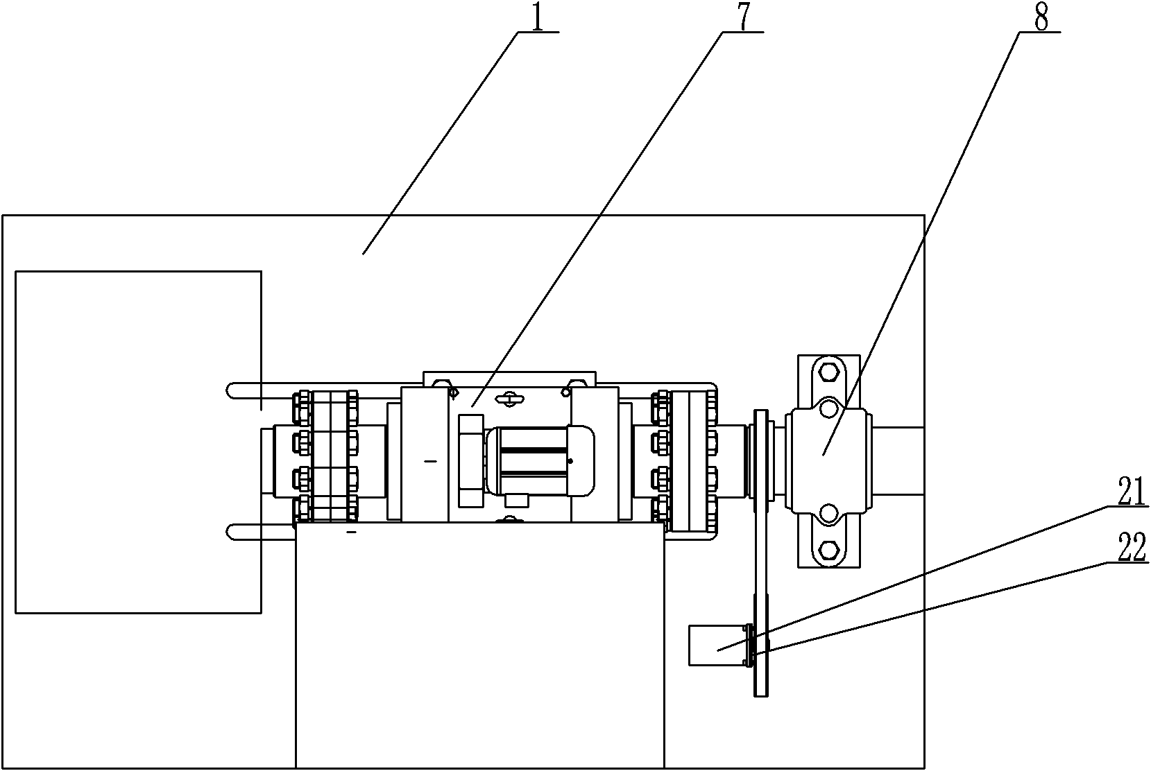 Valve high-temperature type test device