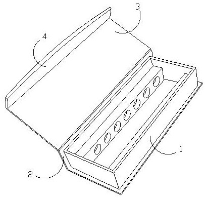 Anti-extrusion packing box for cultural and creative product