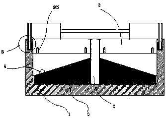 Sewage settling pond