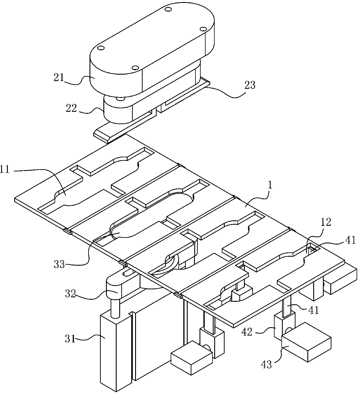 No. 9 battery electrode polarity selection mechanism