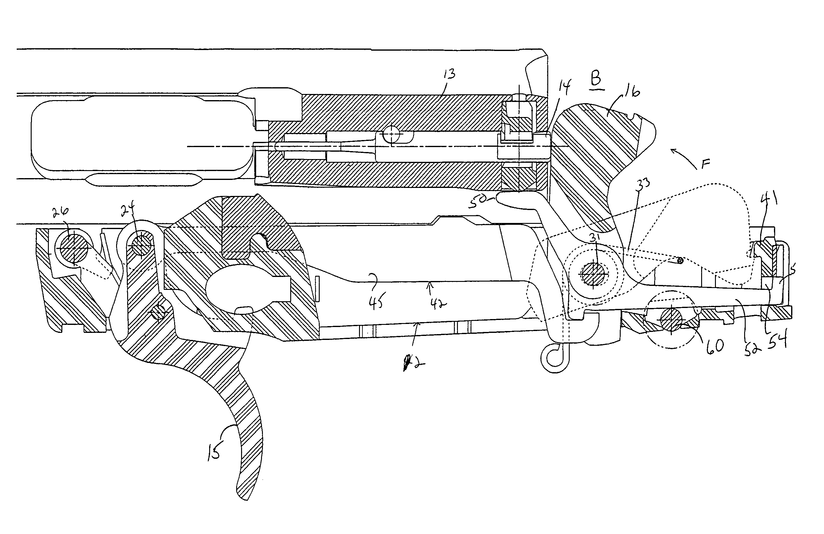 Additional safety device for sear mechanism for firearms