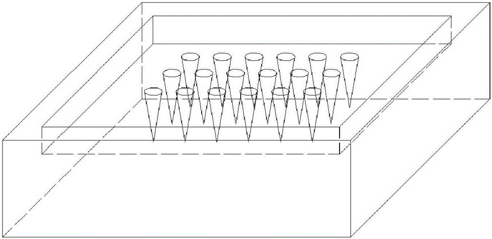 Polymer coating microneedle patch convenient for antibiotic skin testing and preparation method thereof