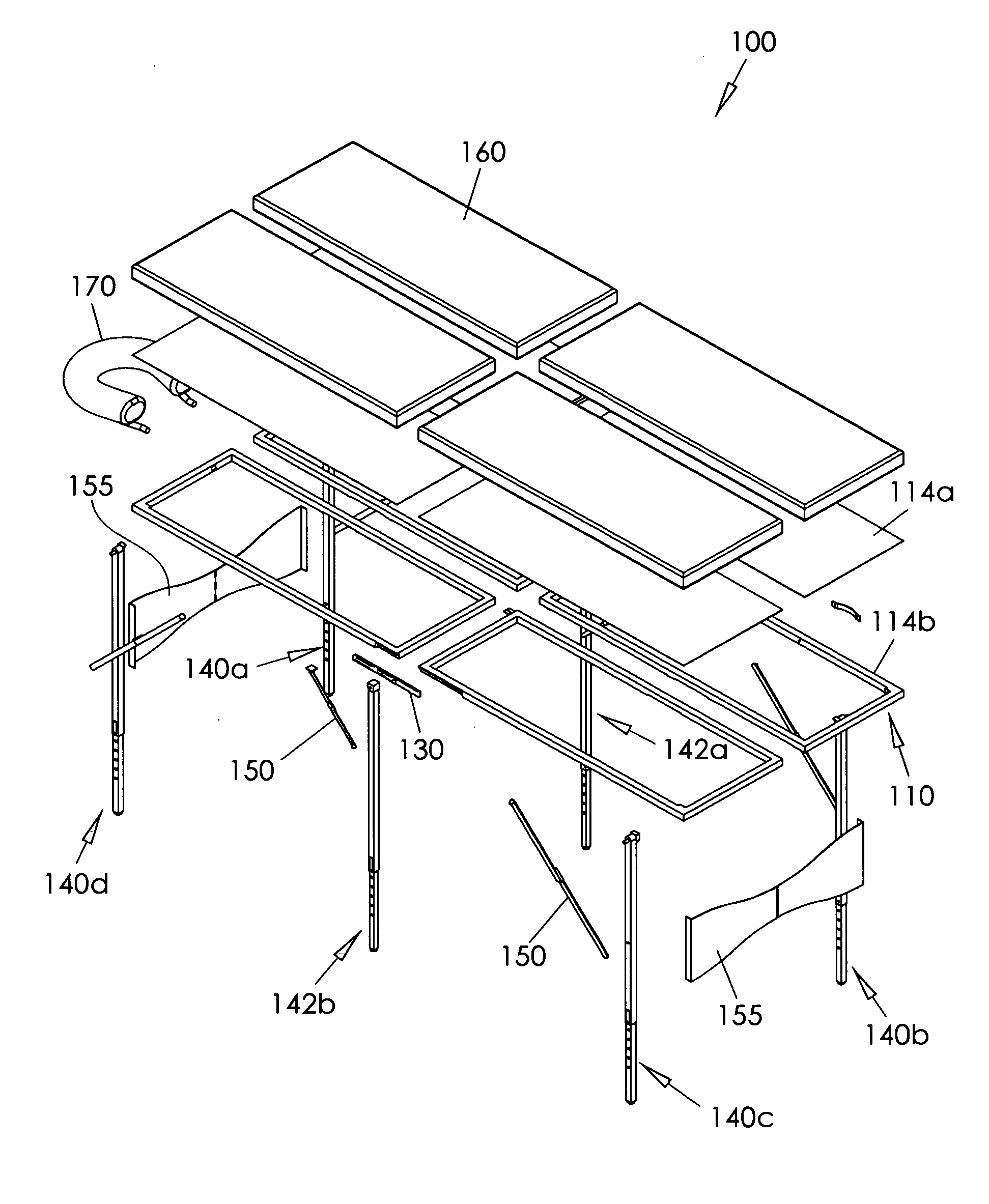 Mobile massage table