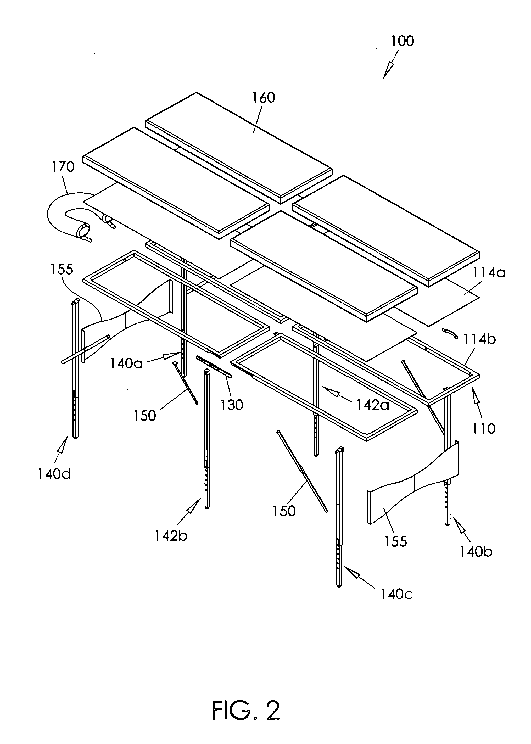 Mobile massage table