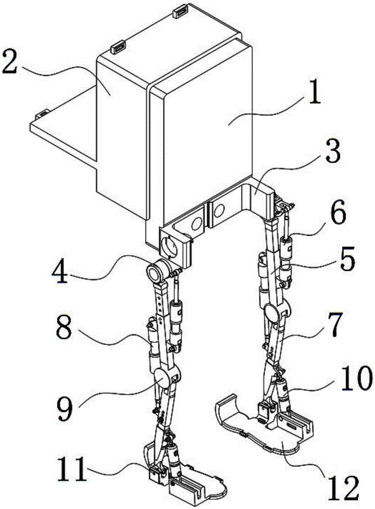 Wearable lower extremity exoskeleton power-assisted robot