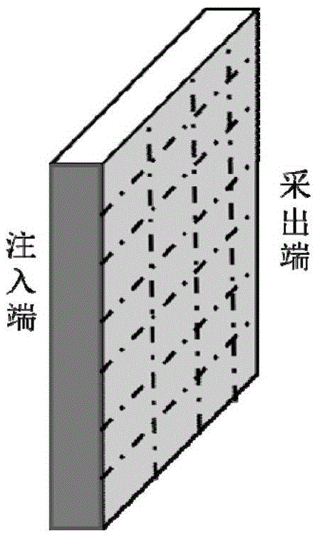 A method and system for testing the entry depth of profile control and water plugging agent in layered reservoirs