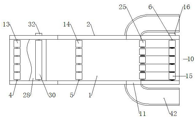 A logistics unloading device that is convenient for classification