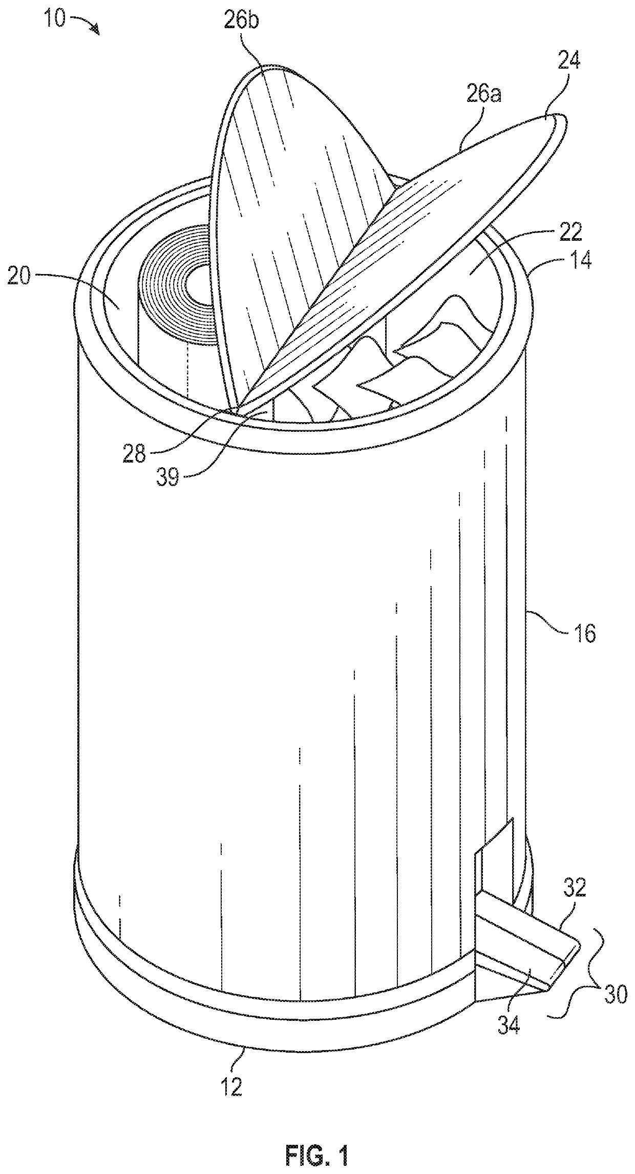 Toilet paper holder and trash receptacle