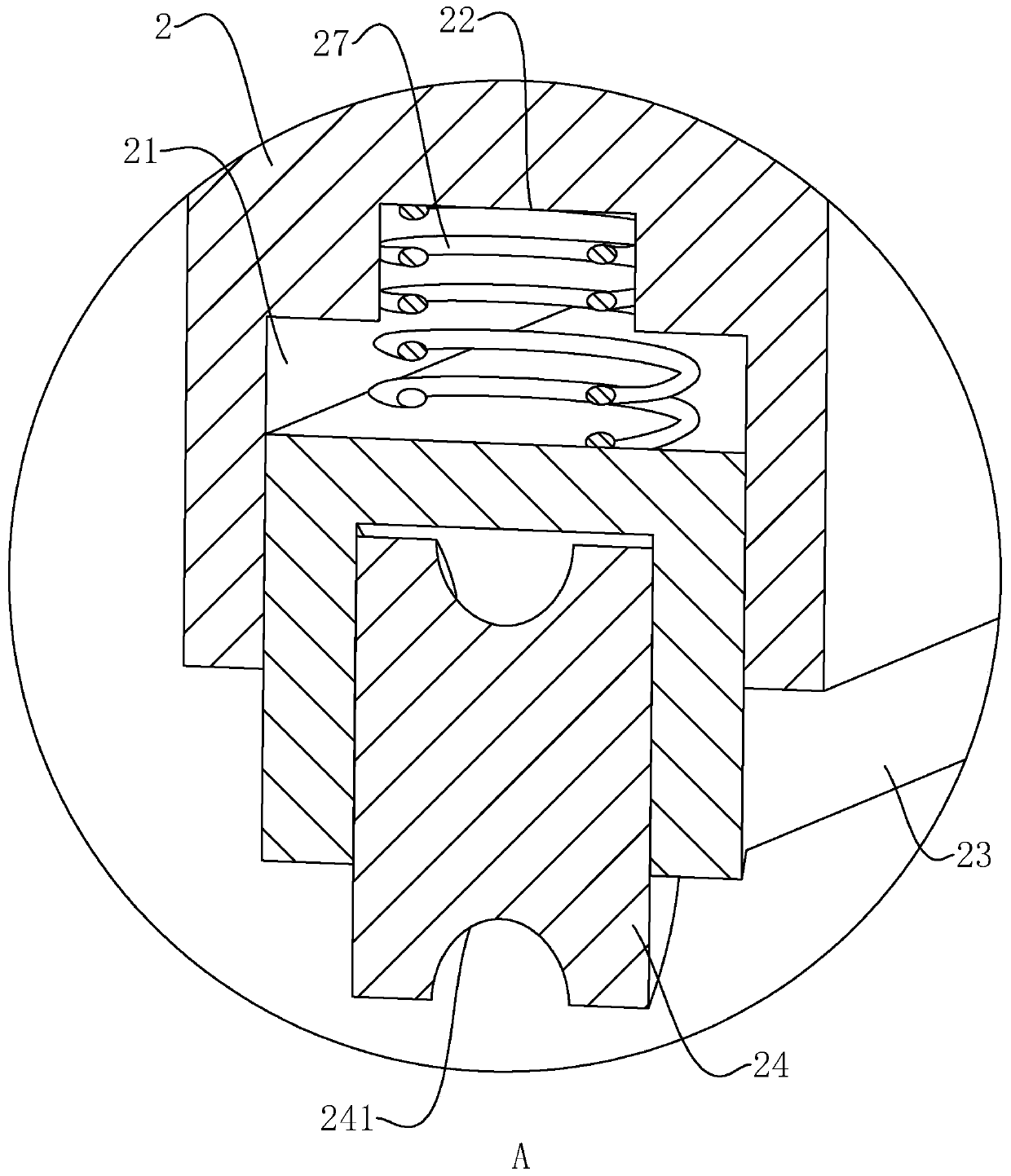 Conveying device suitable for stable conveying of cylinder block