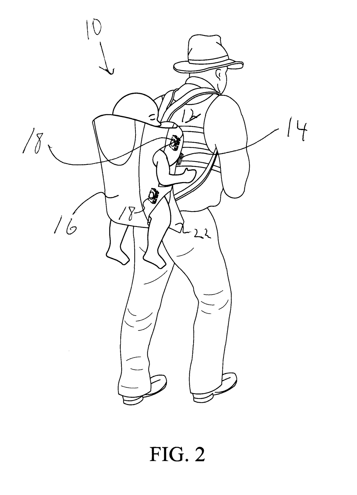 Variable position and orientation infant carrier and safety system