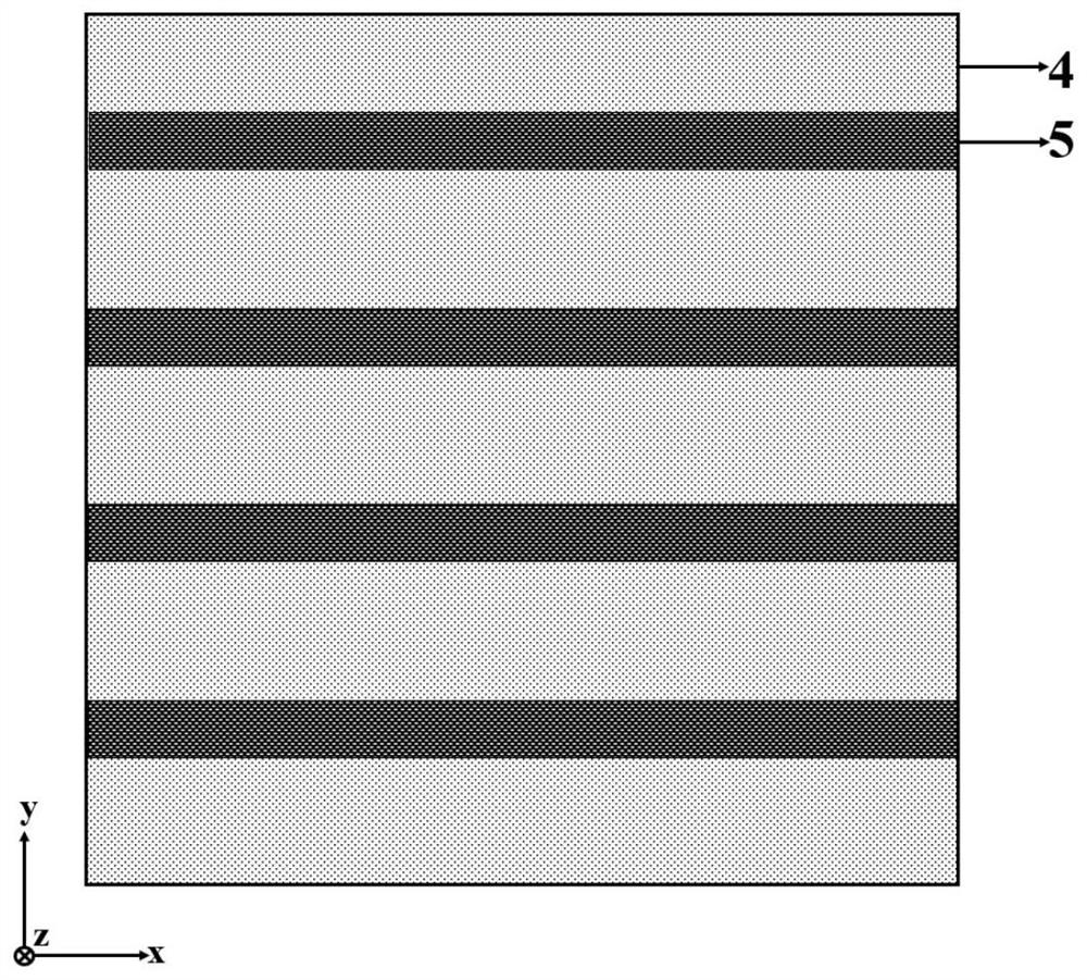 Spatial light type electro-optical modulator based on phase change material, and manufacturing method thereof