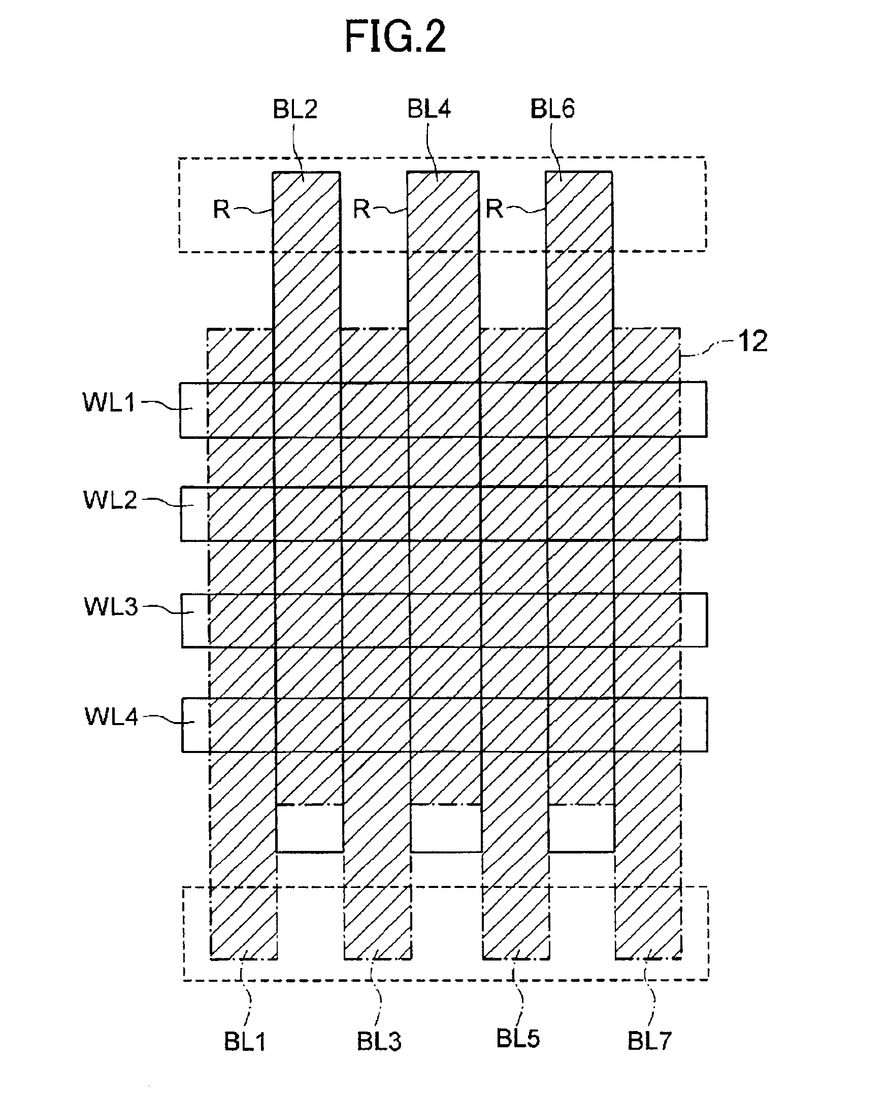 Non-volatile semiconductor memory device and process for fabricating the same