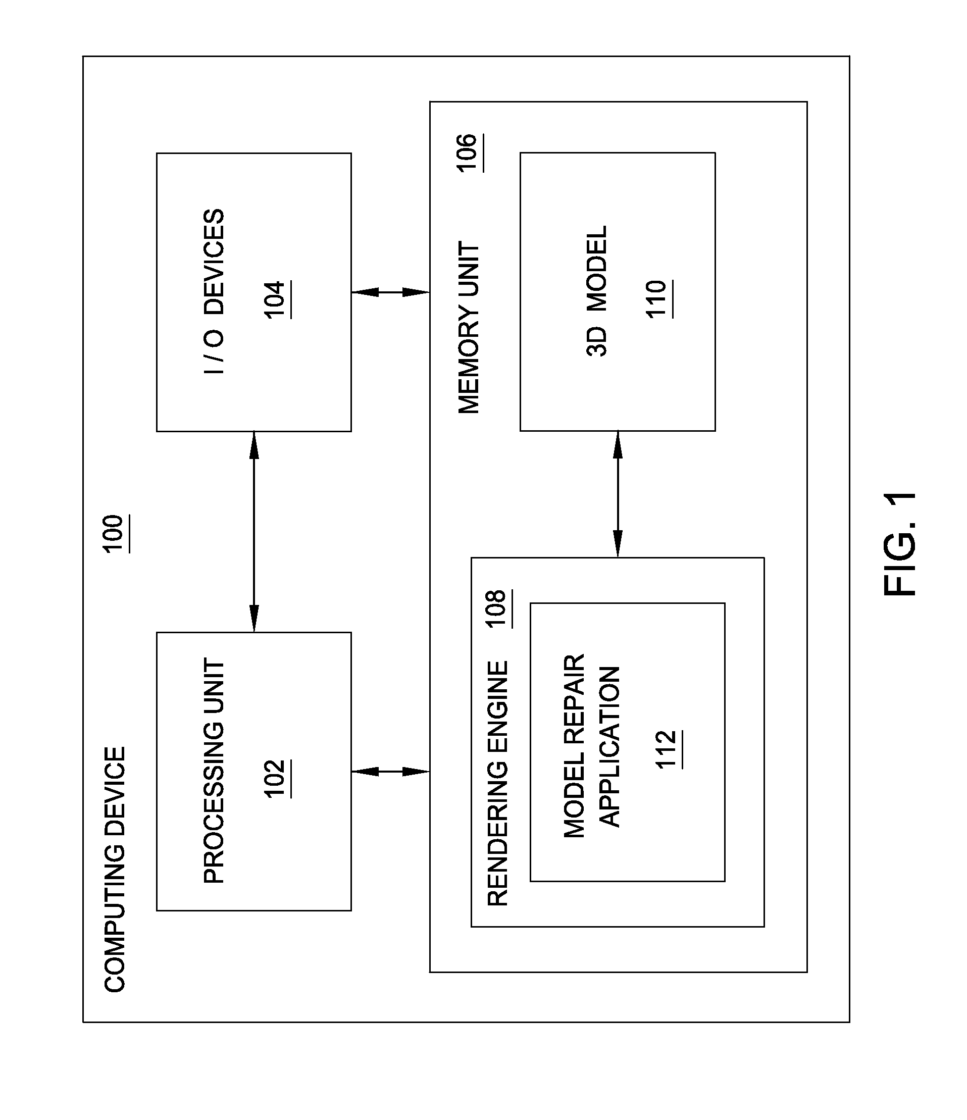 Interactive tool for inspecting and repairing three dimensional models