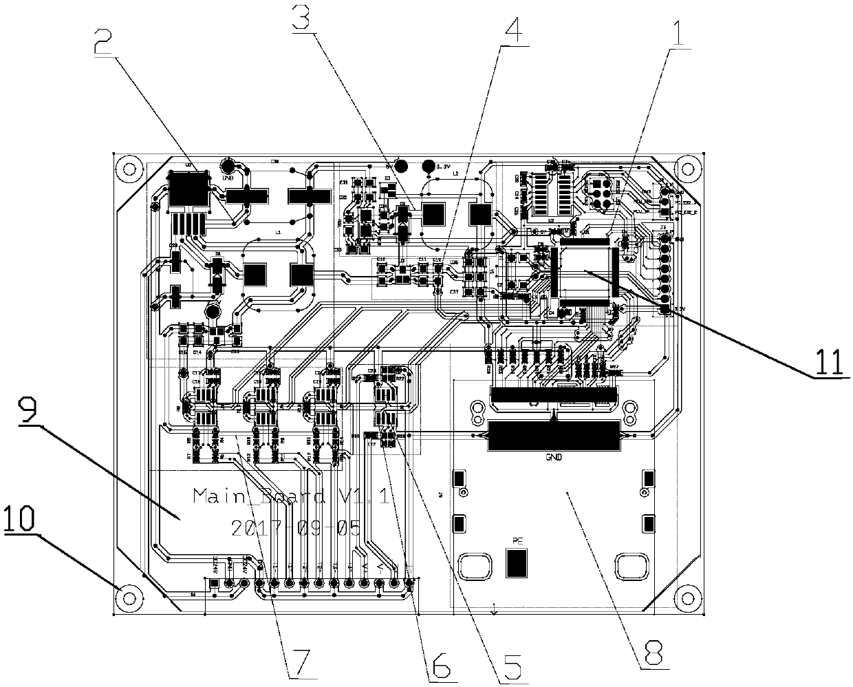 Transformer real-time monitoring circuit board