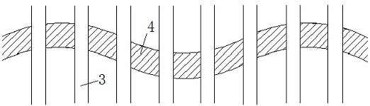 A long-span highway anti-glare isolation net