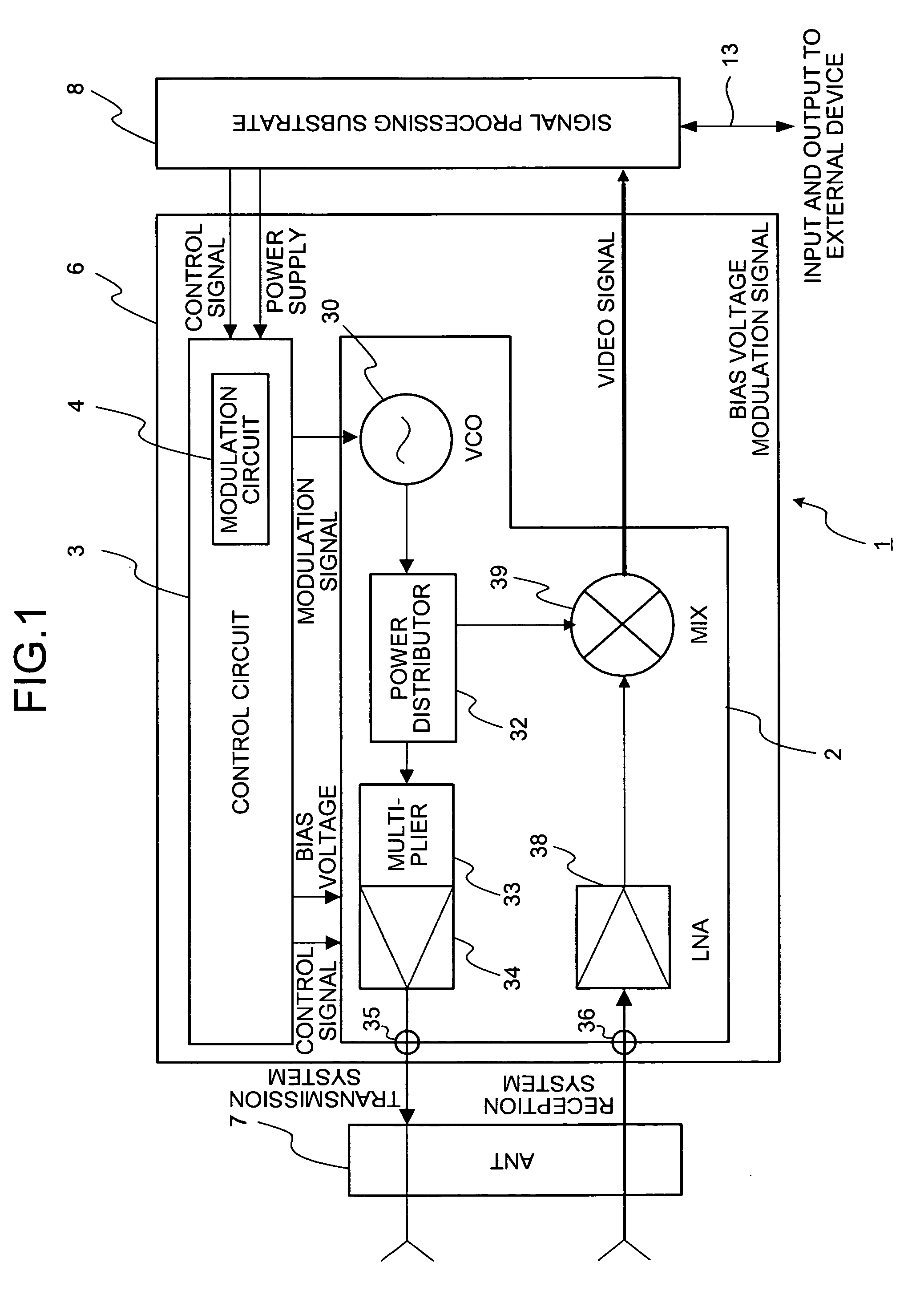 High frequency package, transmitting and receiving module and wireless equipment