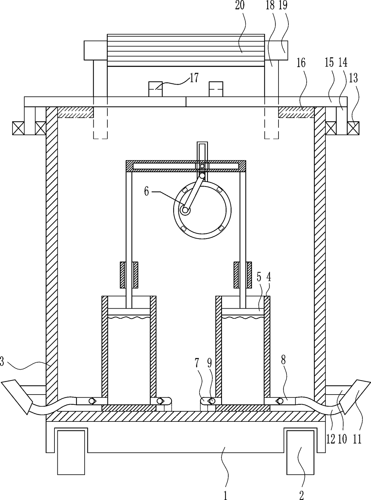 Animal husbandry house disinfection water spraying equipment