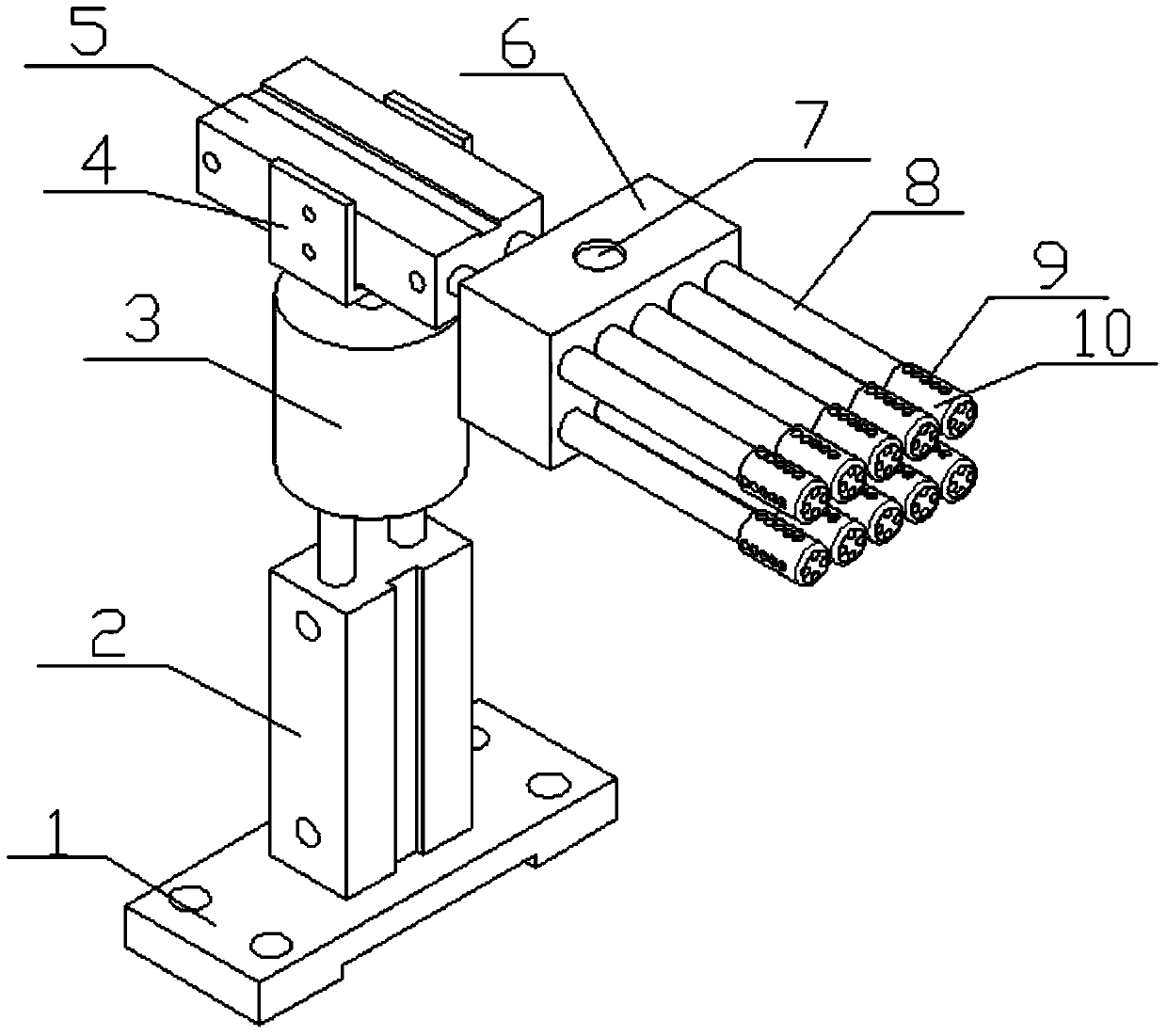 Test tube cleaning device