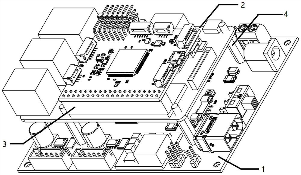 Laminated intelligent trolley controller