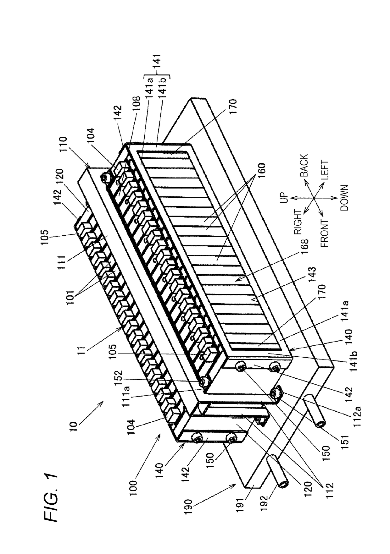 Electricity storage block and electricity storage module