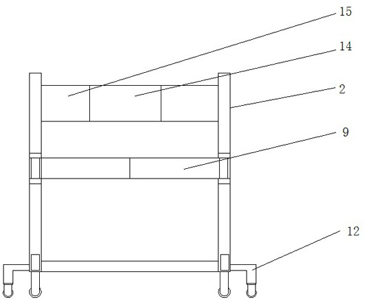 Health-care auxiliary standing frame