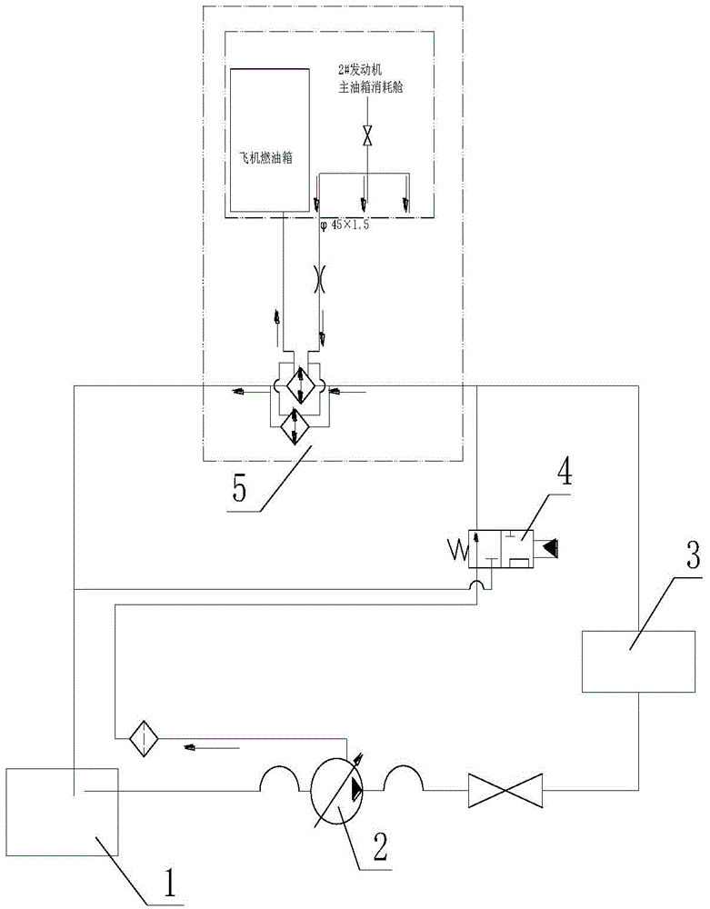 A method for adjusting the oil return pressure of a hydraulic pump casing