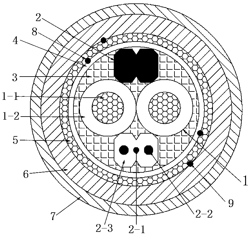 Rat-proof and termite-proof photoelectric hybrid cable for reinforced 5G wireless communication small base station