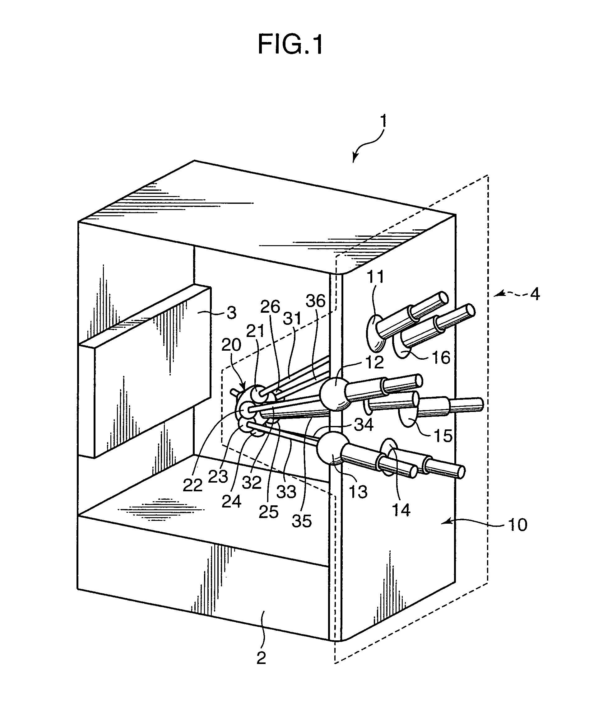 Parallel kinematic machine, calibration method of parallel kinematic machine, and calibration program product