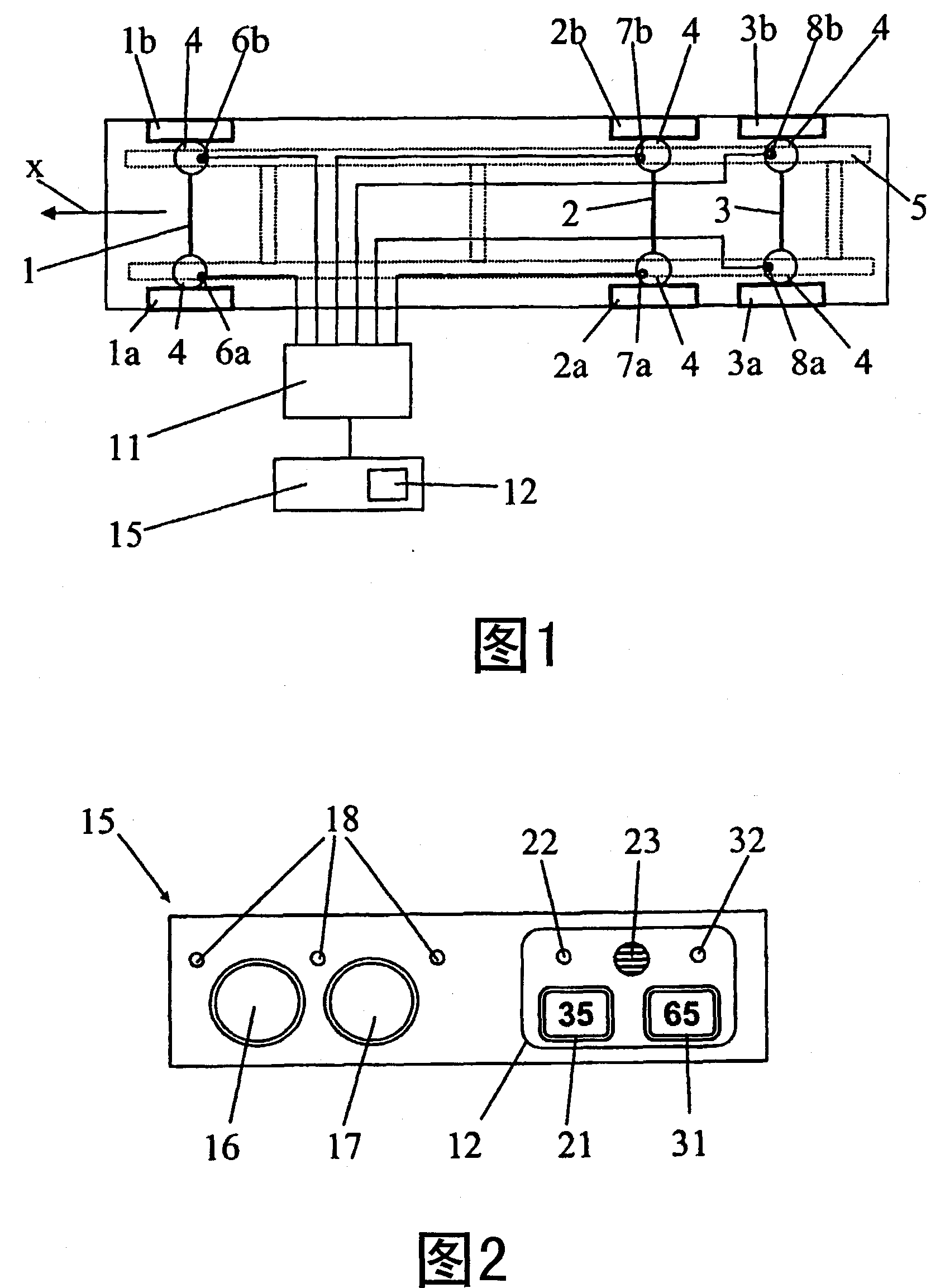 A device, a method and a vehicle for showing at least one load-related parameter