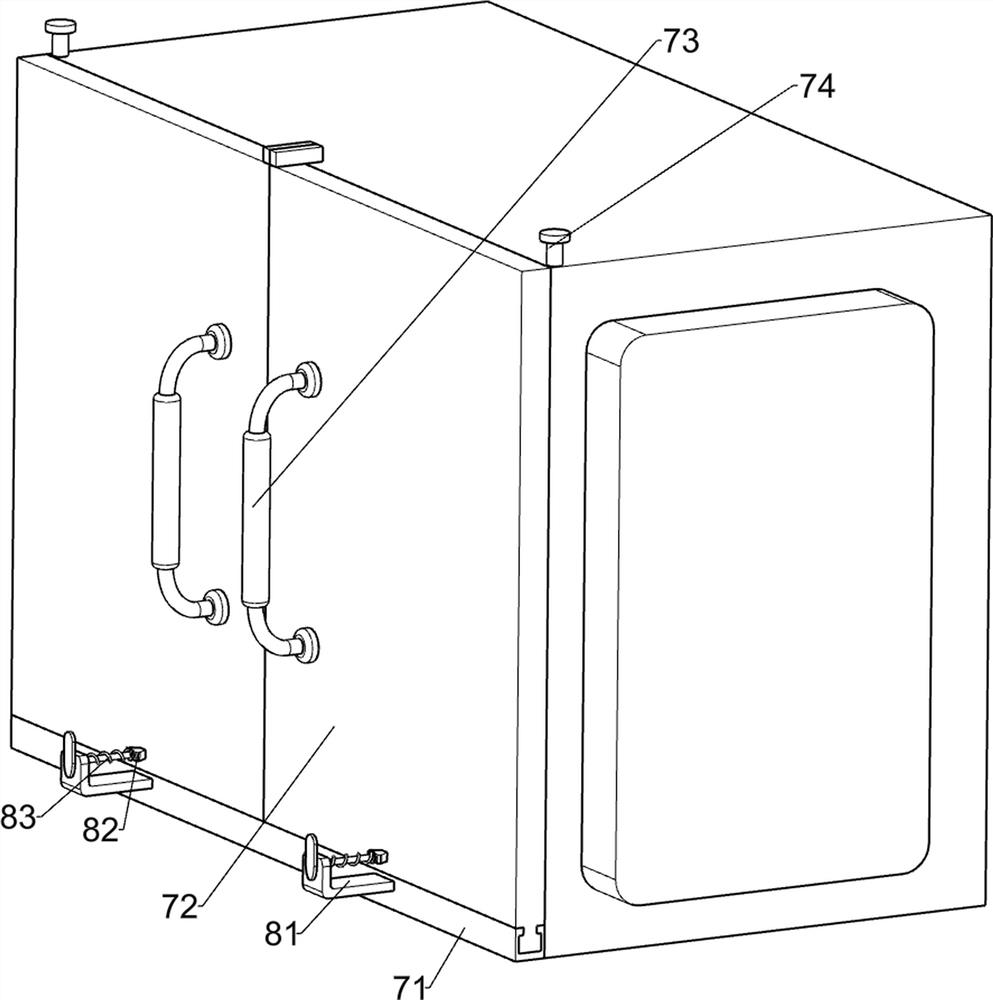 Patient diet heat preservation cabinet for digestive system department