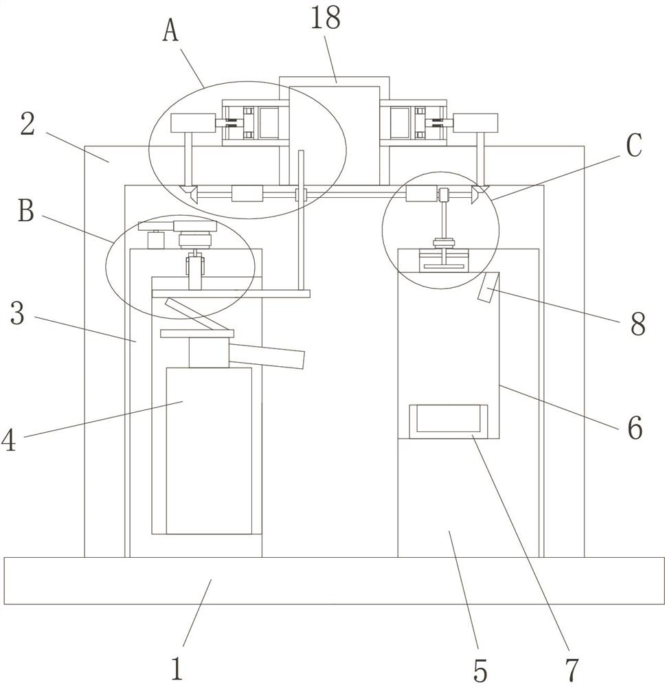 Fire extinguishing performance detection equipment for portable dry powder fire extinguisher and use method thereof