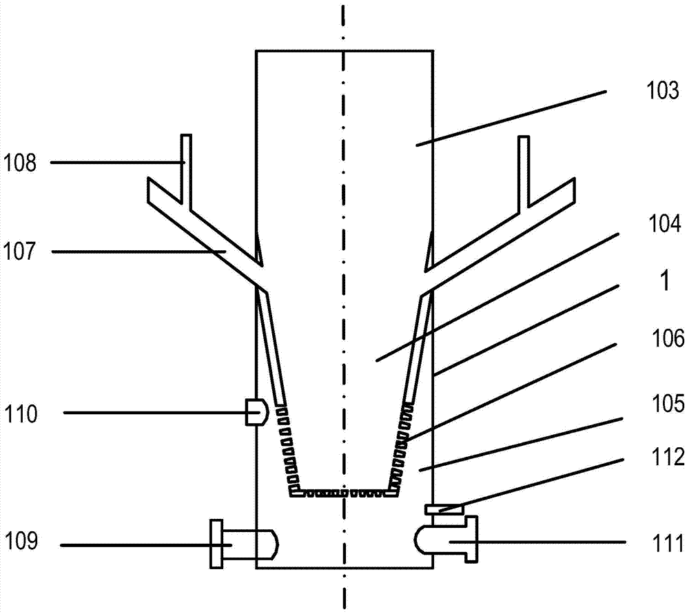 Process for producing titanium tetrachloride in fluidizing chlorination furnace by using artificial rutile