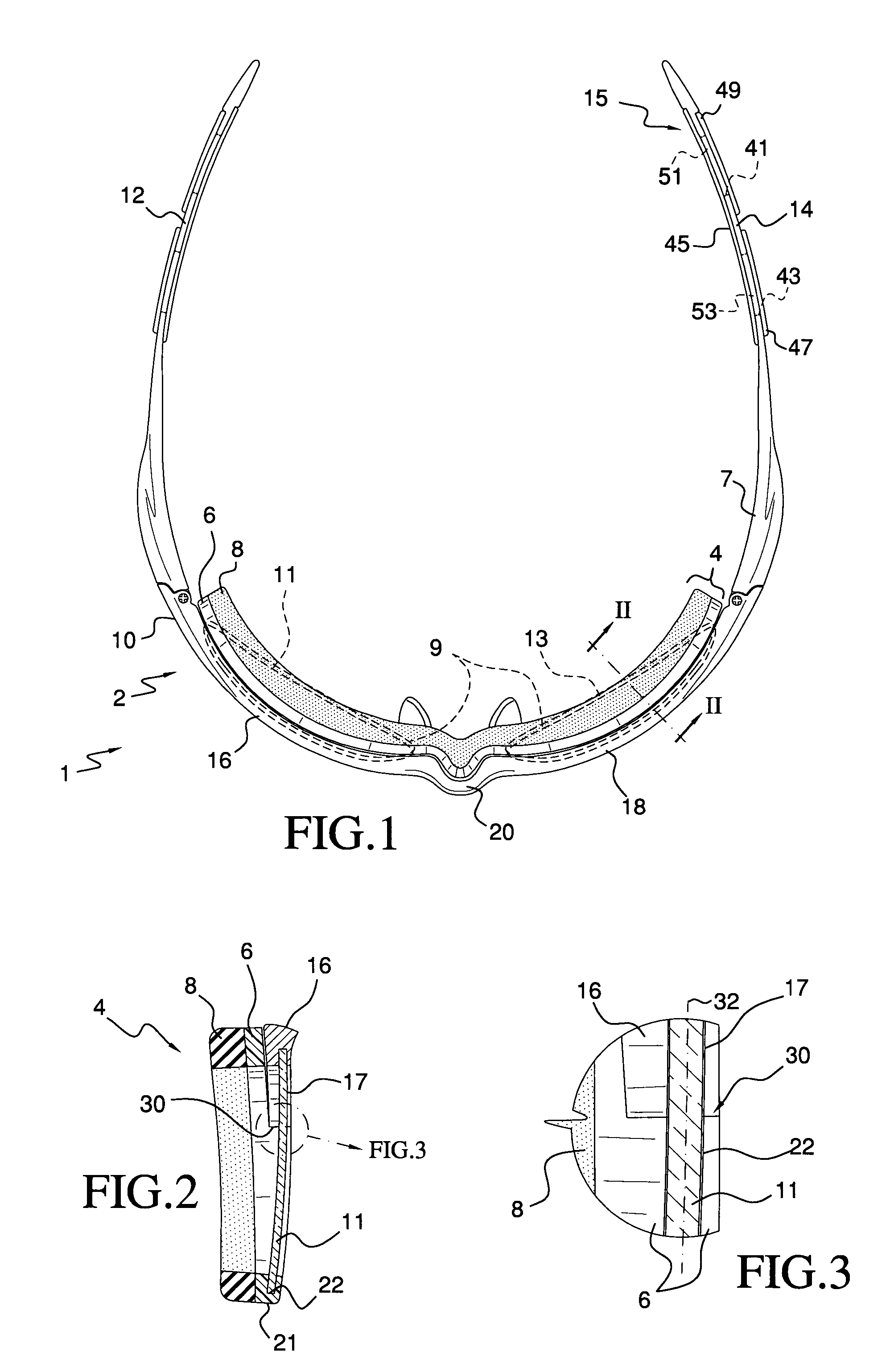 Half-jacket eyewear with removable dust shield