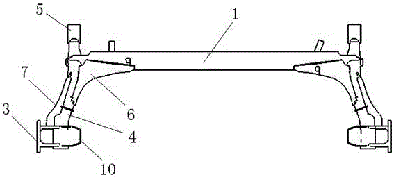 Rear torsion beam assembly of vehicle