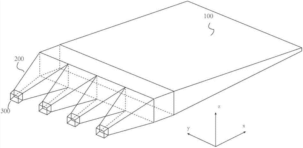 Collimating backlight structure