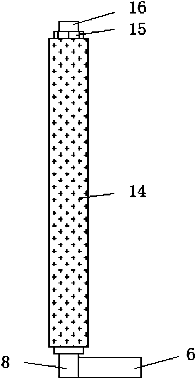 Test tube wiping device for clinical lab