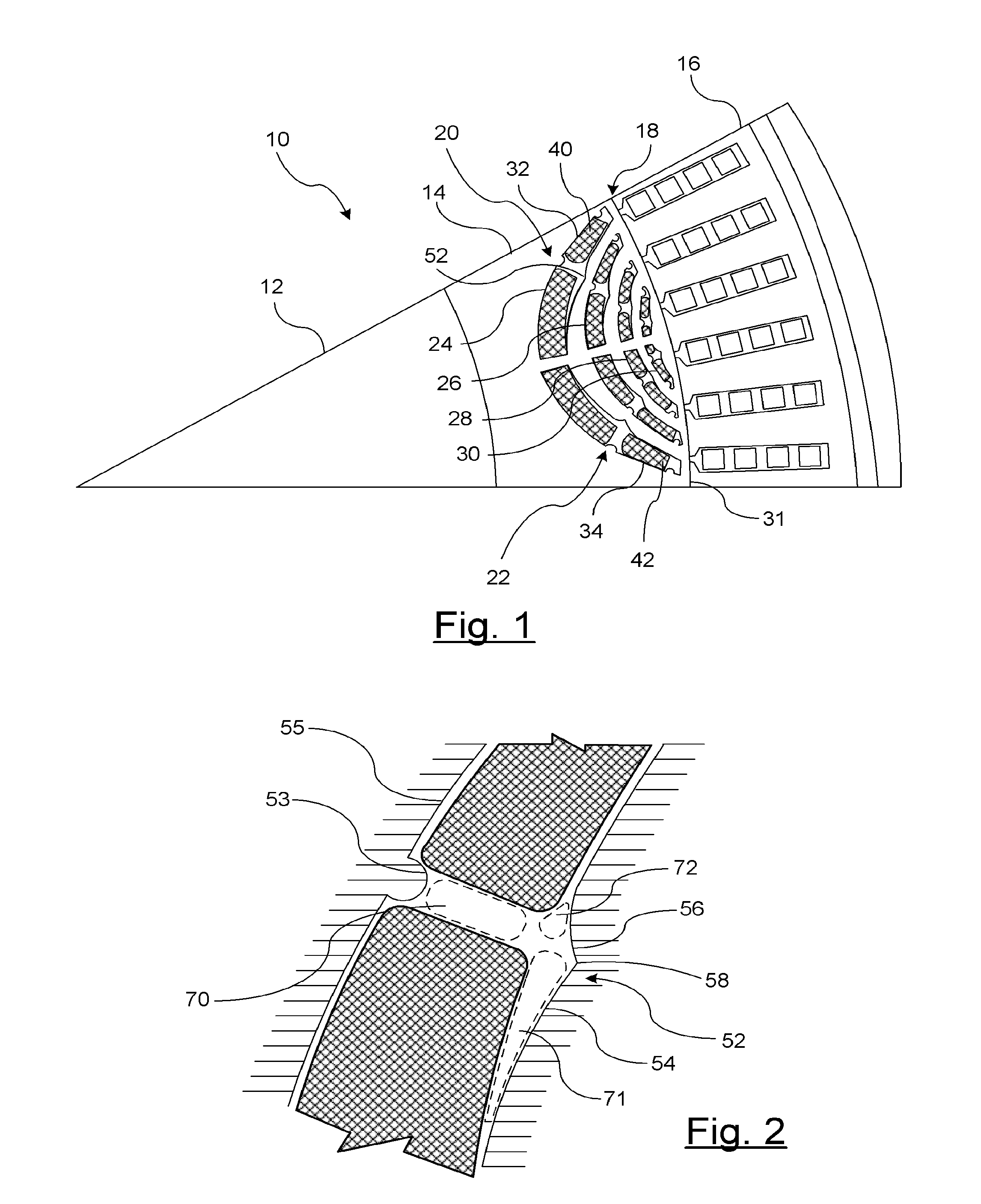 Magnetic barrier for minimizing demagnetization in bi-permanent magnet synchronous machines