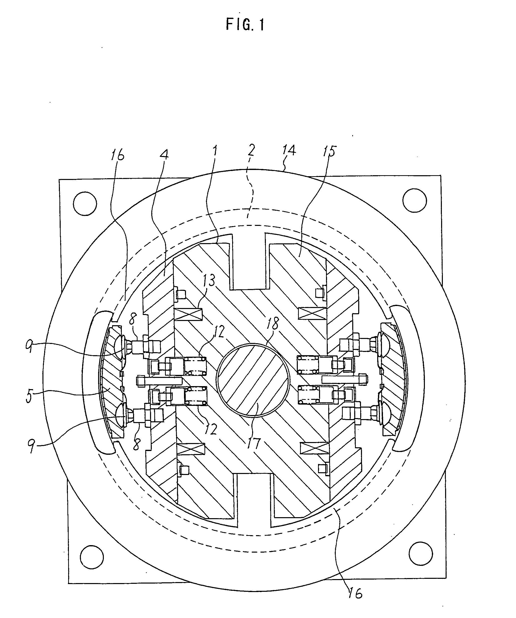 Brake structure of traction machine